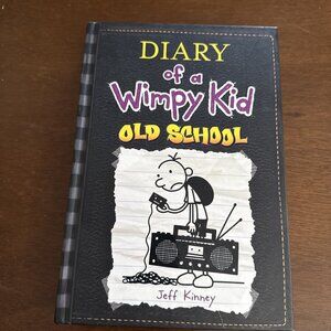 Diary of a Wimpy Kid Old School book by Rodrick Rules. First Edition. Hardcover